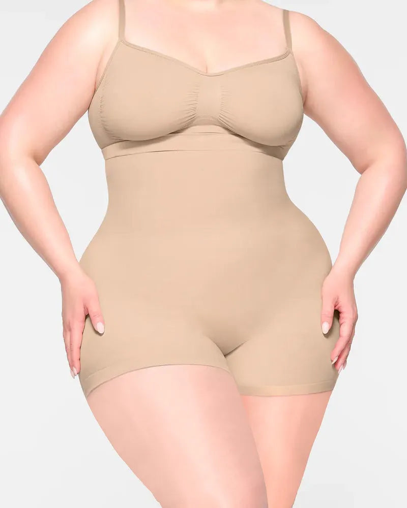 Pantalones cortos sin costuras con cintura alta que levantan la cadera