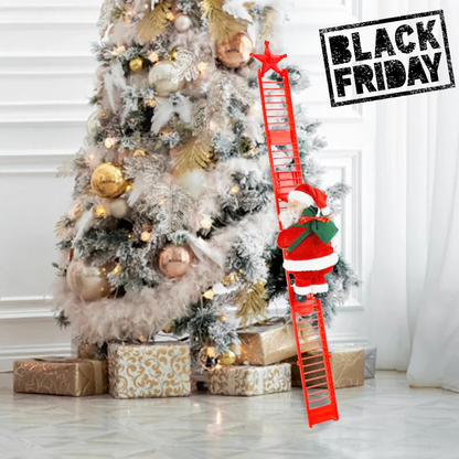 Papá Noel Escalador Musical ¡La decoración más adorable de esta Navidad!
