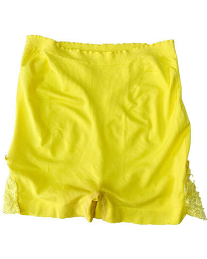 Pantalones de seguridad de encaje Las mujeres usan polainas