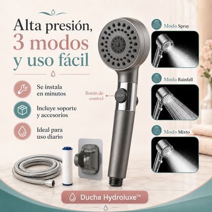 Ducha Hydroluxe™ – Cuida tu raíz y ayuda a frenar la caída en cada ducha