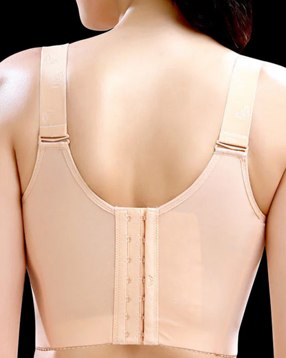 Sujetador inalámbrico con tirantes anchos y ajustables con soporte lateral para mujer