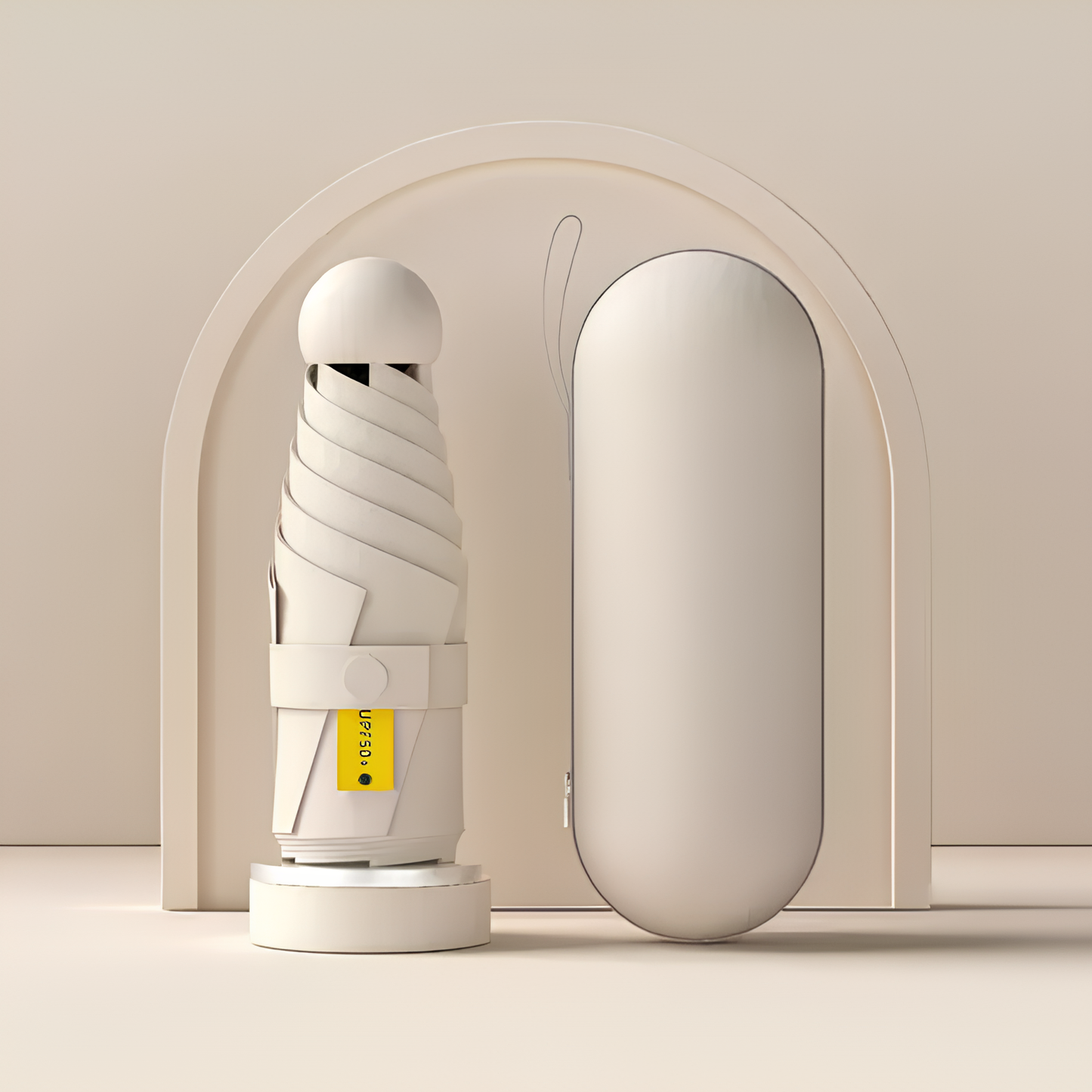 Mini Paraguas Plegable Ultracompacto con Protección UV