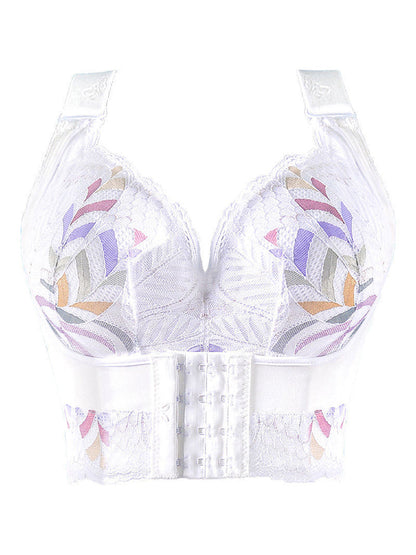 Sujetador inalámbrico con tirantes anchos y ajustables con soporte lateral para mujer