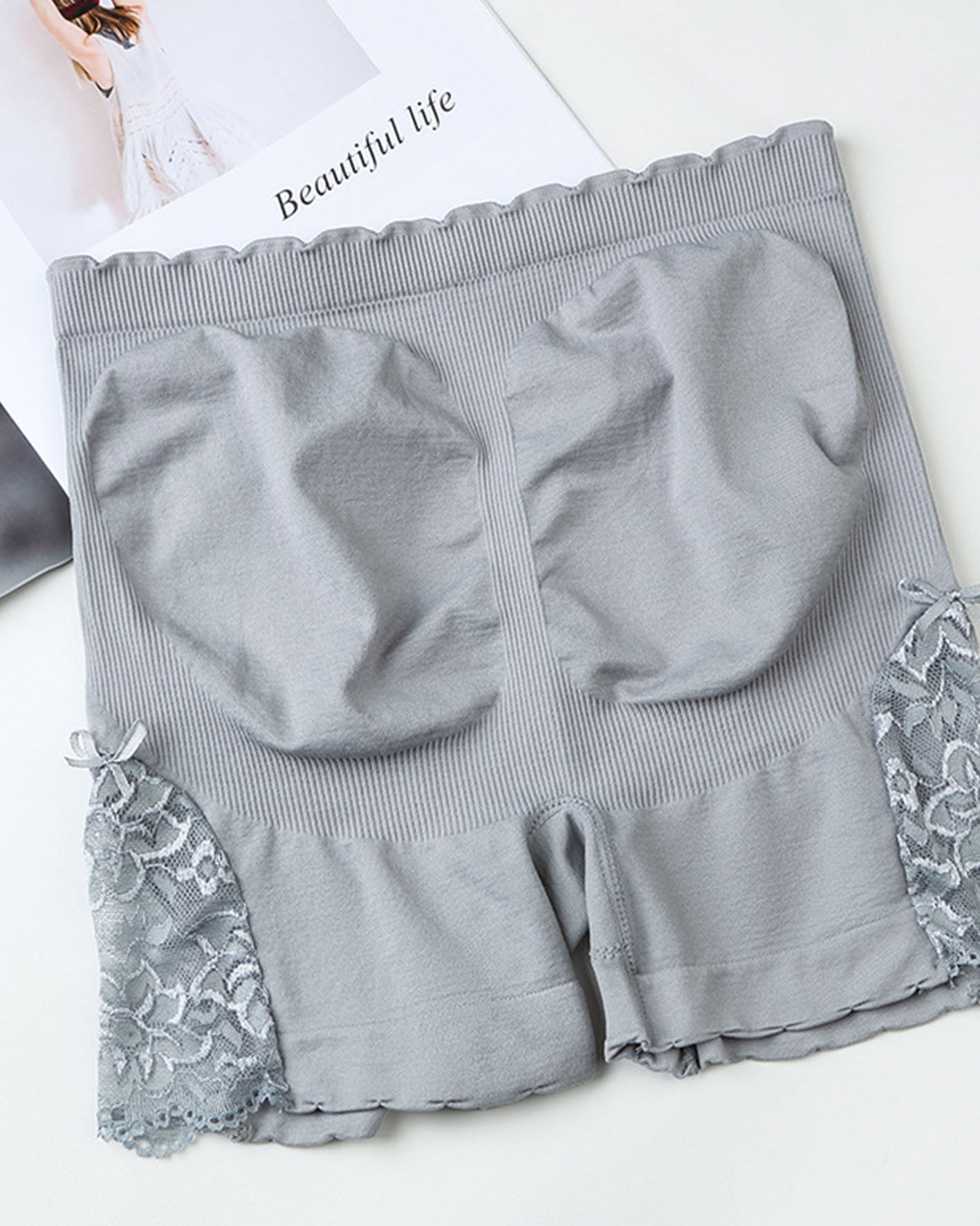 Pantalones de seguridad de encaje Las mujeres usan polainas