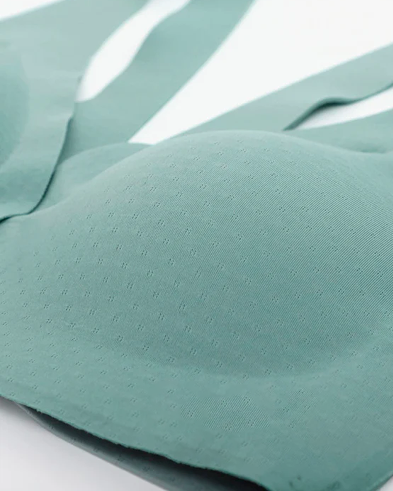 Sujetador push up para mujer Push Up Cobertura completa Cuello en V Halter sexy