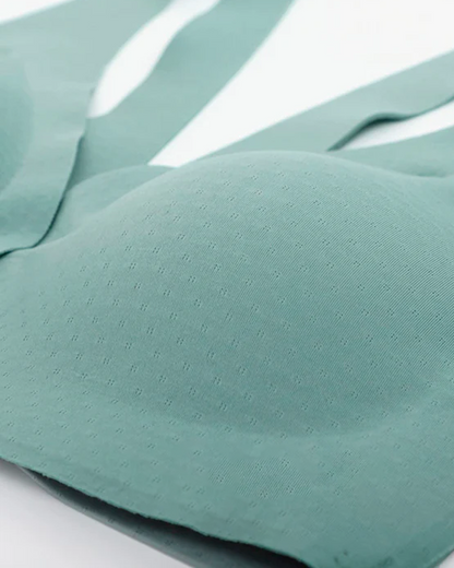 Sujetador push up para mujer Push Up Cobertura completa Cuello en V Halter sexy