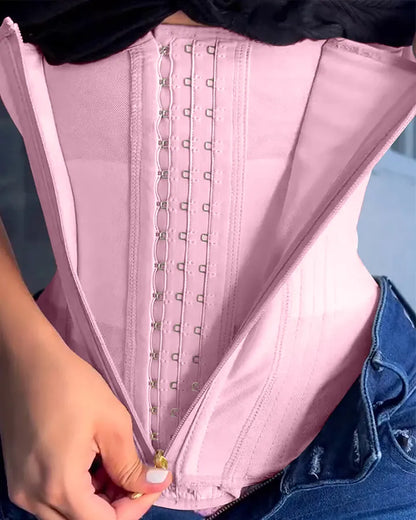 Camiseta sin mangas con cremallera y pecho