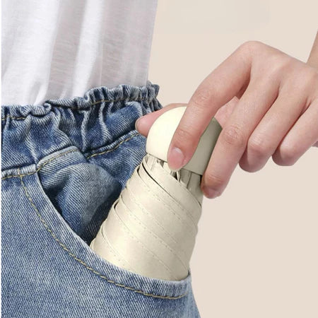 Mini Paraguas Plegable Ultracompacto con Protección UV